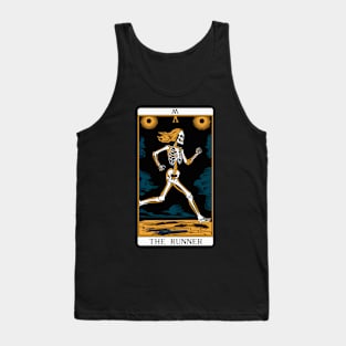 Runner Tarot Card Skeleton Tank Top